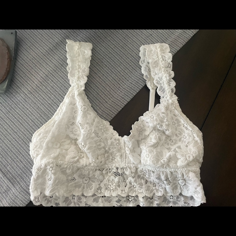 Aerie Laced White Bra